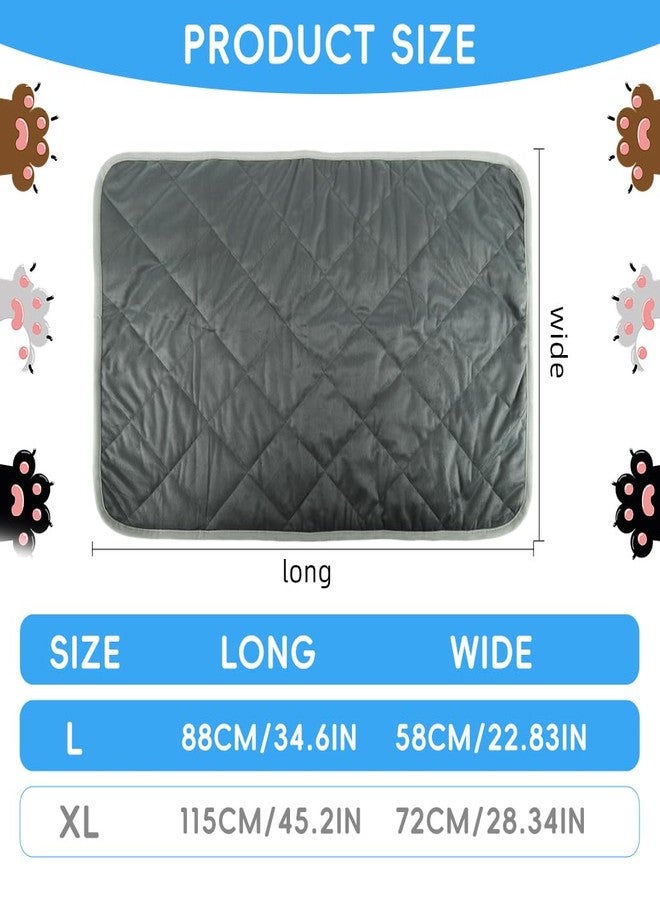 Qpets® Winter Warm Pet Bed, Thermal Padded Mat with Non-Slip Bottom for Dogs & Cats, Ultra-Soft Reversible Fleece & Polyester Sleeping Pad for Indoor Crates & Furniture - Image 2